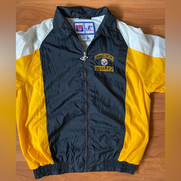 NFL Vintage Steelers Windbreaker/Jacket Logo Athletic Size XL - Picture 2 of 10